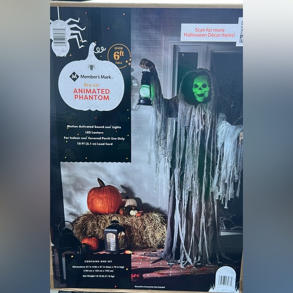 Animated Phantom Kids Costume - Green and Gray - Picture 1 of 3